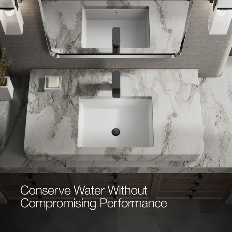 Parallel Matte Black Single-Handle Bathroom Faucet
