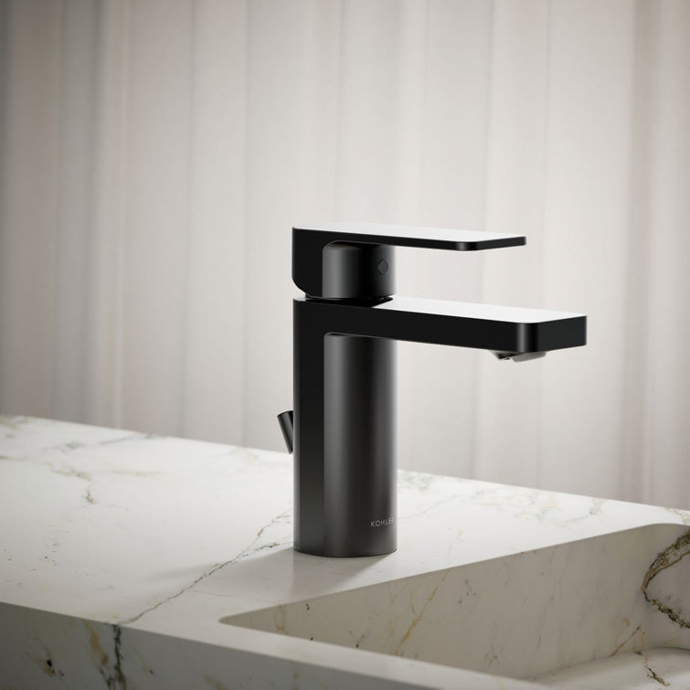 Parallel Matte Black Single-Handle Bathroom Faucet