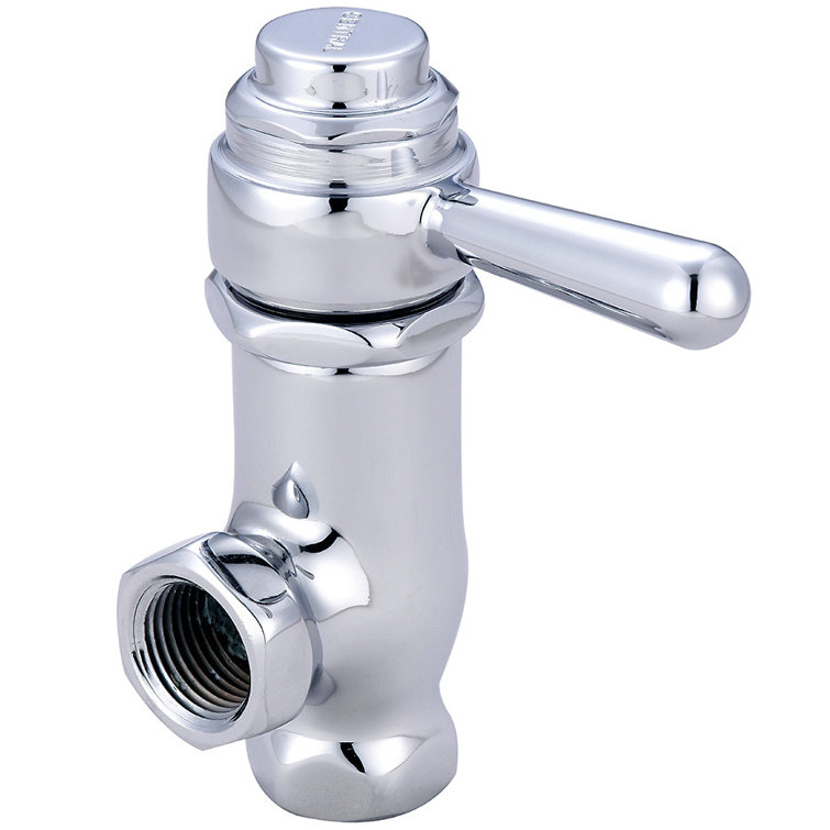 Polished Chrome Brass Self-Close Angle Stop Valve