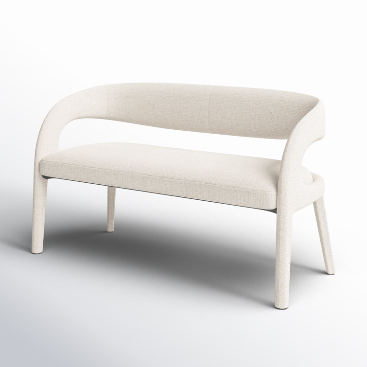 Elevated Natural Performance Upholstered 55" Dining Bench