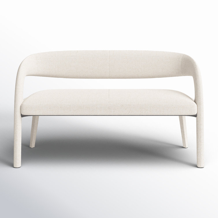 Elevated Natural Performance Upholstered 55" Dining Bench