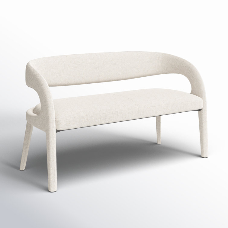 Elevated Natural Performance Upholstered 55" Dining Bench