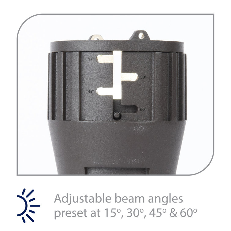 Bronze LED Inground Well Light with Adjustable Beam