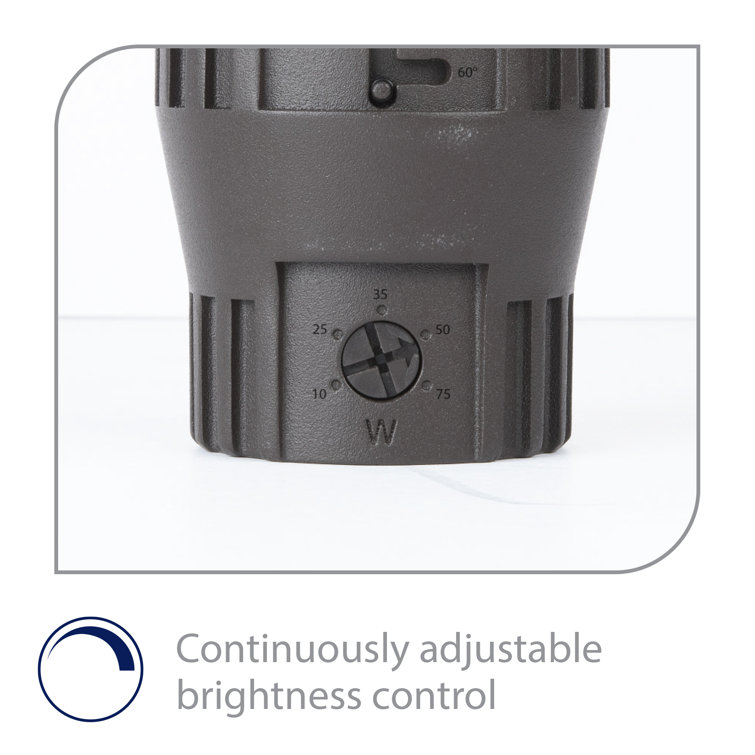 Bronze 3in LED Inground Well Light with Adjustable Beam