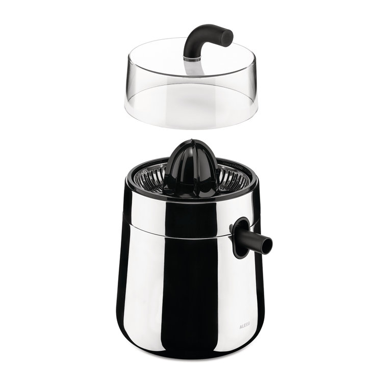 Toru Stainless Steel and Black Electric Citrus Juicer