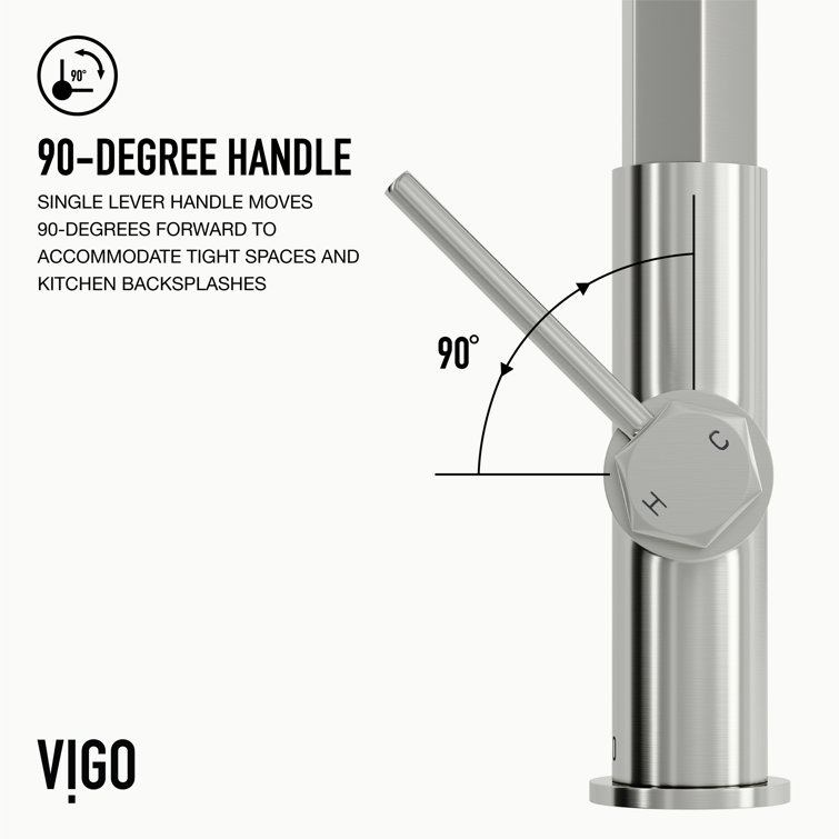 Hart 18" Stainless Steel Pull-Down Kitchen Faucet