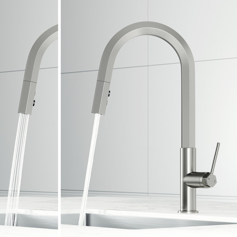 Hart 18" Stainless Steel Pull-Down Kitchen Faucet