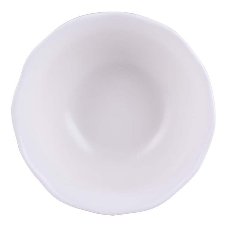 Elegant Floral White Porcelain 12-Piece Dinnerware Set