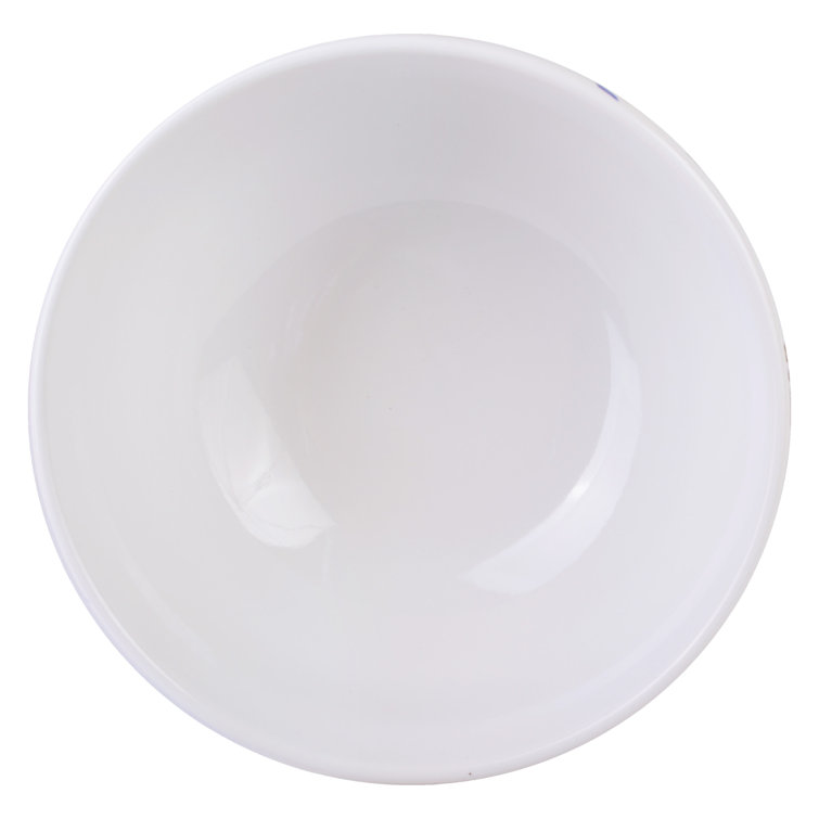 Cassian Blue Floral Embossed Porcelain 12-Piece Dinnerware Set