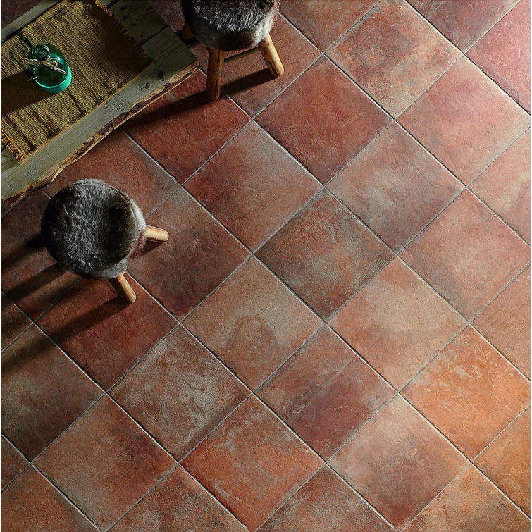 Kaleo 14.17 in. Matte Porcelain Terracotta Look Tile