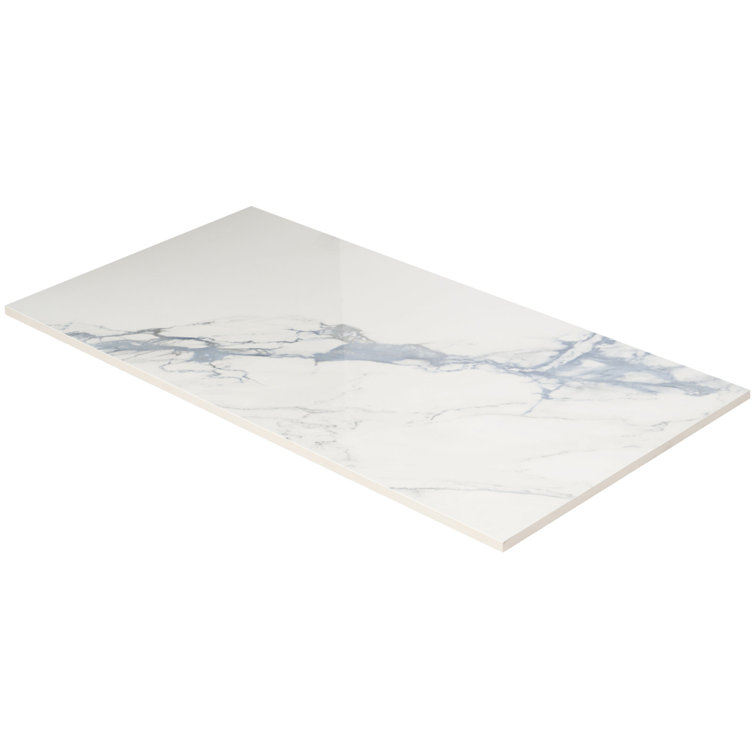 Calacatta Indigo 12" x 24" Polished Porcelain Floor and Wall Tile