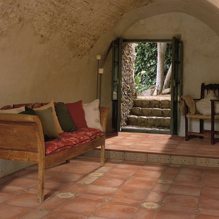 Kaleo 14.17 in. Matte Porcelain Terracotta Look Tile