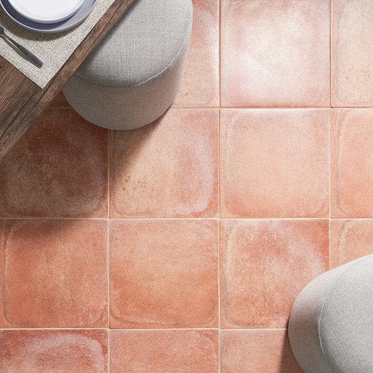 Kaleo 14.17 in. Matte Porcelain Terracotta Look Tile