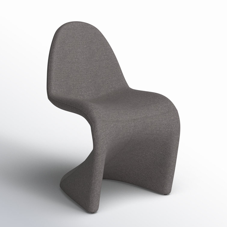 Antwerp Seal Grey Linen Upholstered Side Chair