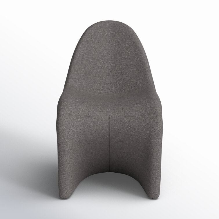 Antwerp Seal Grey Linen Upholstered Side Chair