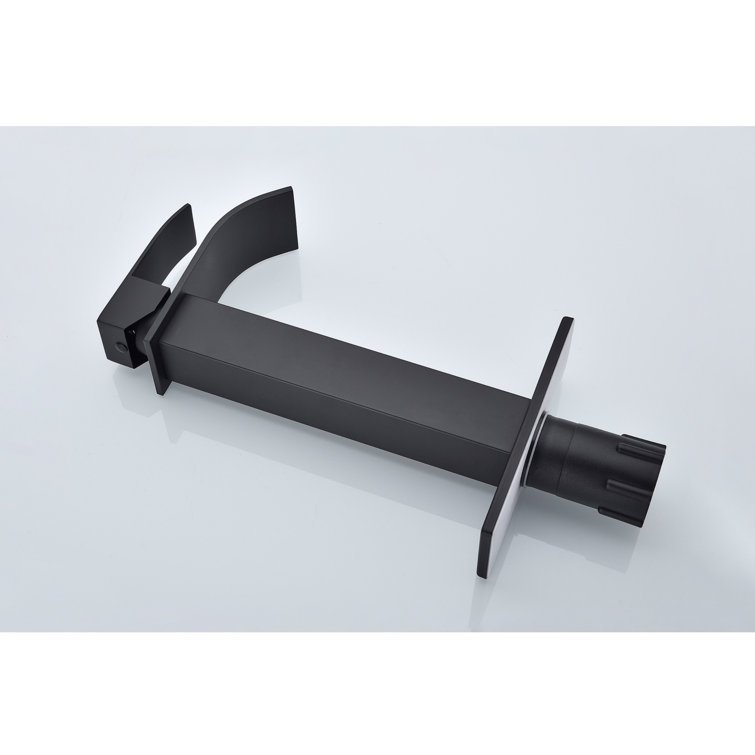Matte Black Stainless Steel Single Handle Bathroom Faucet