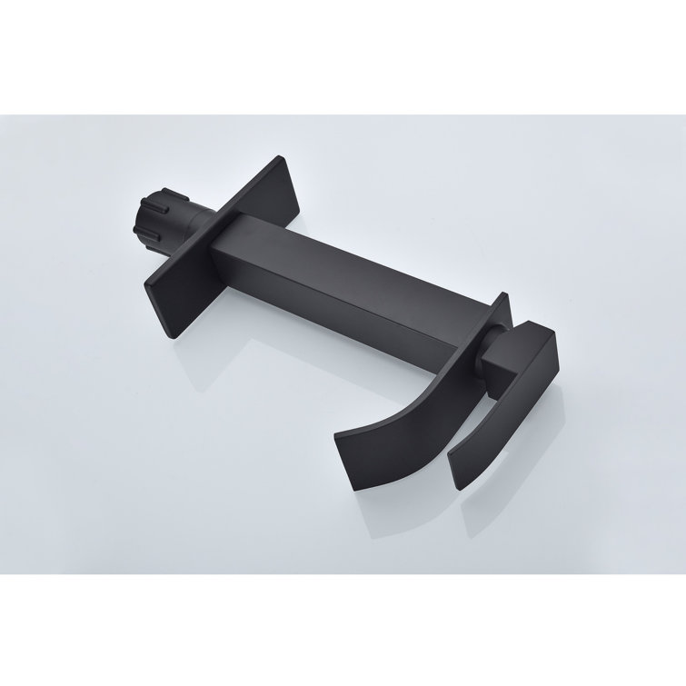 Matte Black Stainless Steel Single Handle Bathroom Faucet