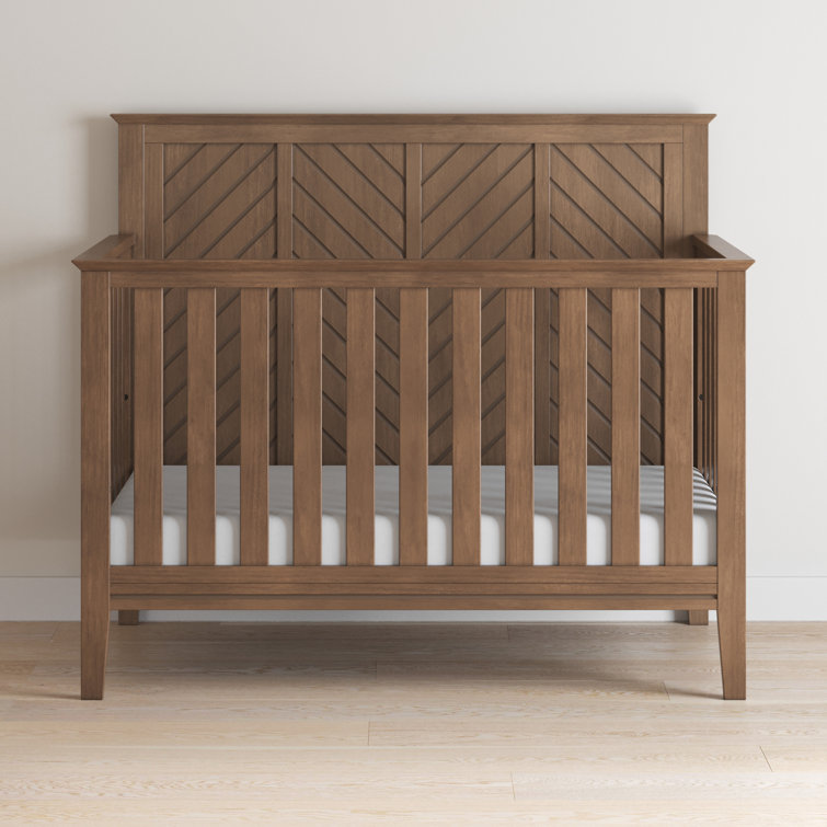 Atwood Cocoa Bean Pine Wood 3-Piece Nursery Set