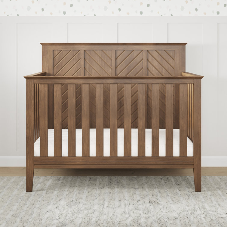 Atwood Cocoa Bean Pine Wood 3-Piece Nursery Set