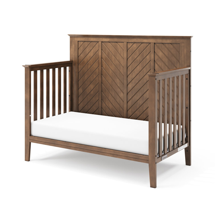 Atwood Cocoa Bean Pine Wood 3-Piece Nursery Set