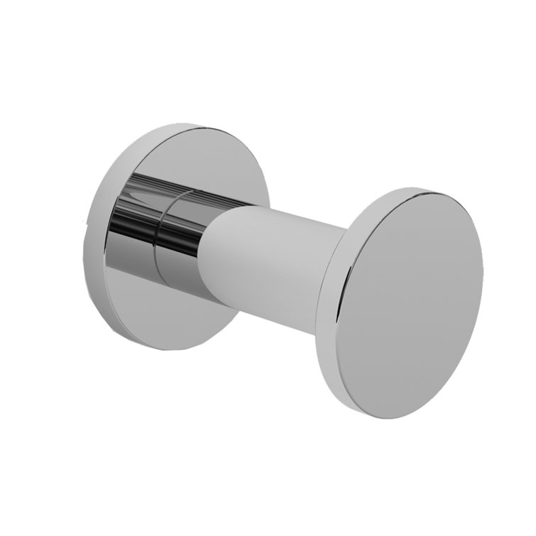 Polished Chrome Modern Single Robe Hook