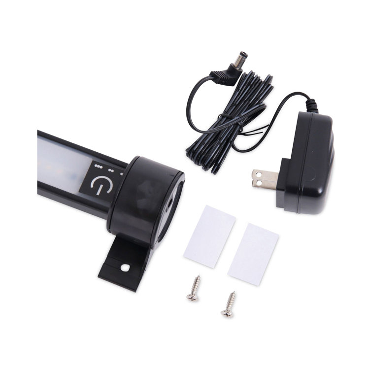 Black 24" Under Cabinet LED Strip Light with Touch Dimming