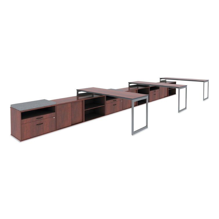 Cherry 2-Drawer Lockable Lateral Filing Cabinet
