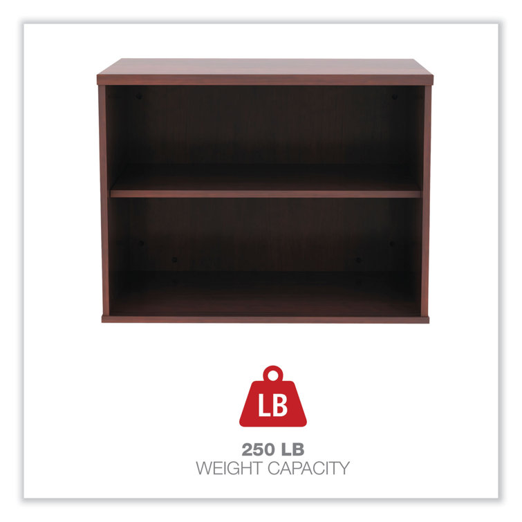Cherry Woodgrain Office Storage Cabinet with Sliding Doors