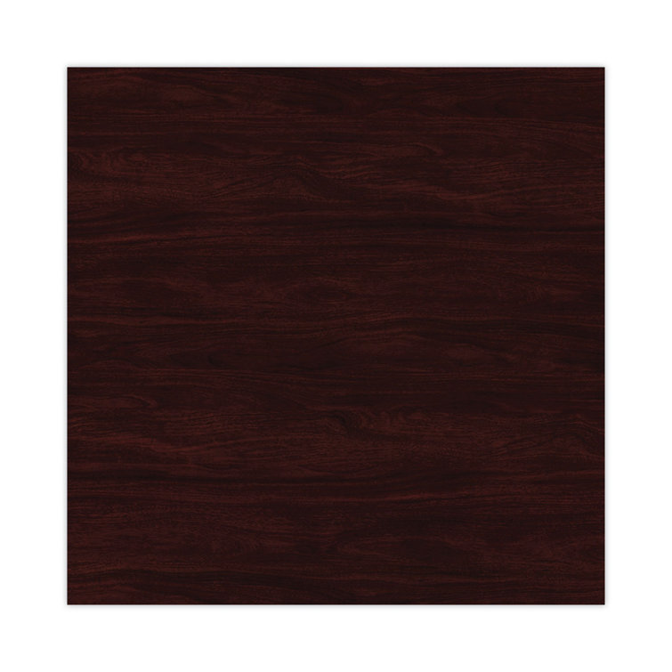 Valencia Adjustable Mahogany Woodgrain 5-Shelf Bookcase