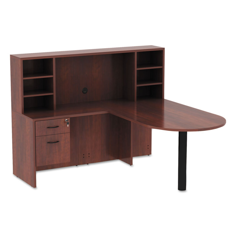 Valencia Espresso 71" Medium Cherry Commercial Grade Desk