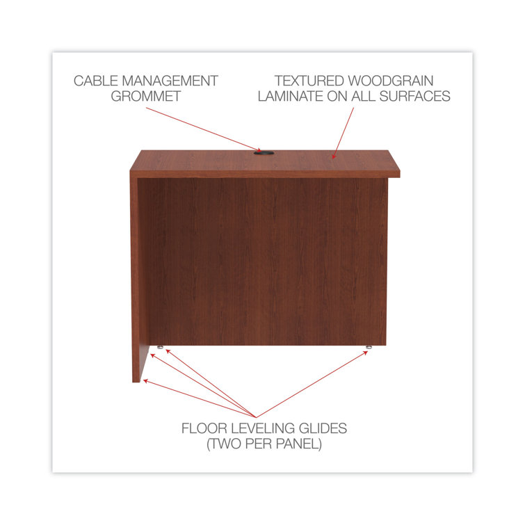 Valencia Medium Cherry Office Desk Bridge Connector