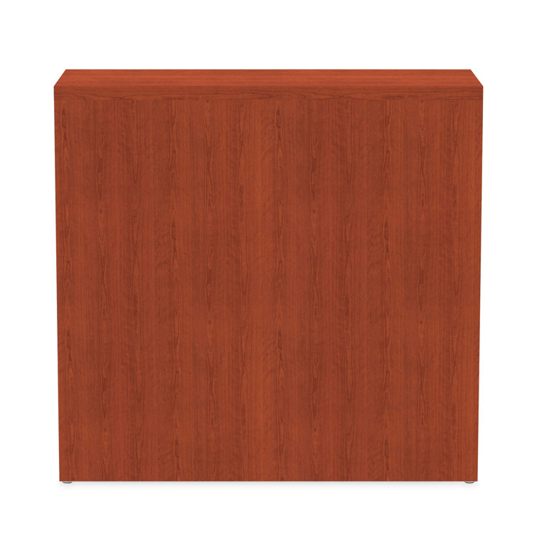Adjustable Valencia 2-Shelf Bookcase in Espresso Cherry Finish