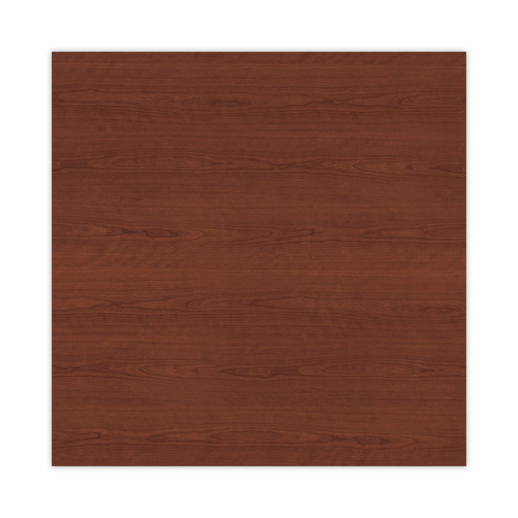 Medium Cherry Adjustable 5-Shelf Wood Bookcase