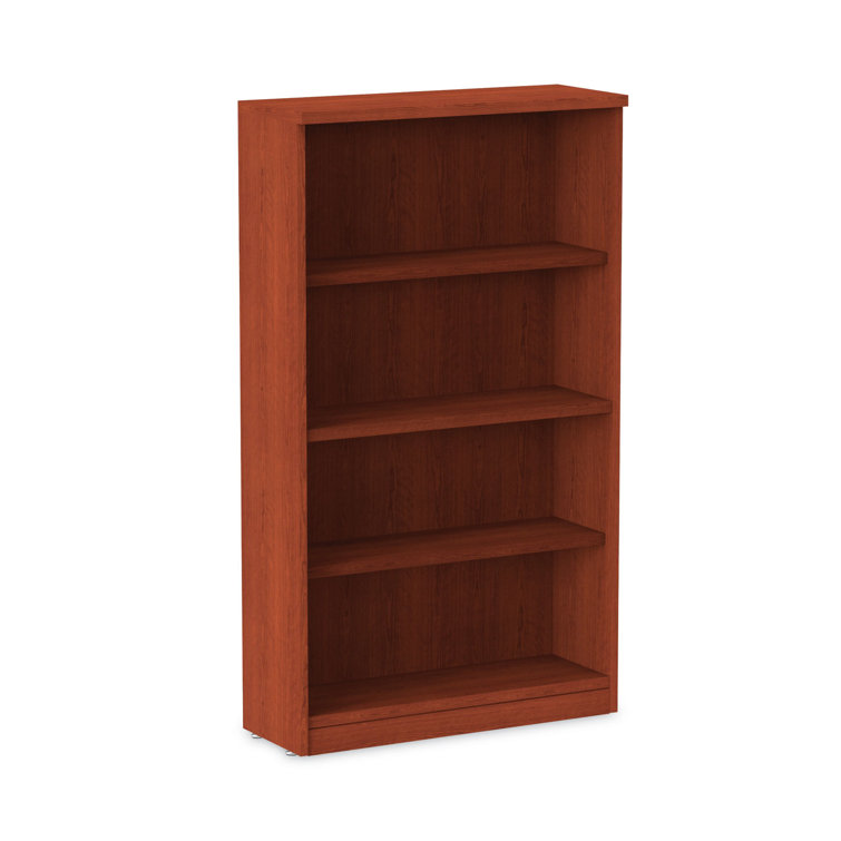 Valencia Medium Cherry Adjustable Four-Shelf Bookcase