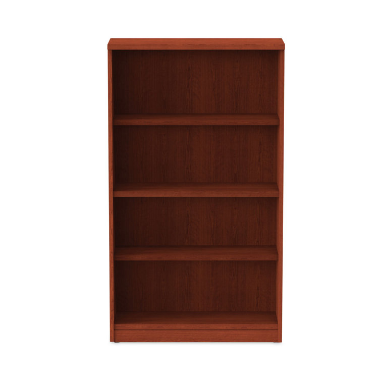 Valencia Medium Cherry Adjustable Four-Shelf Bookcase