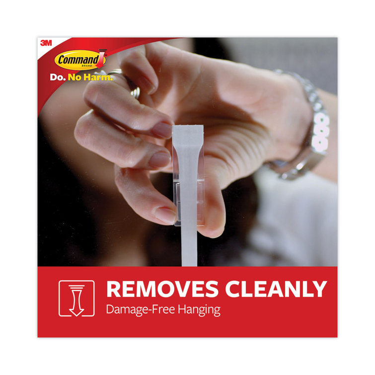 White Self-Adhesive Plastic Utility Hooks, 14-Pack