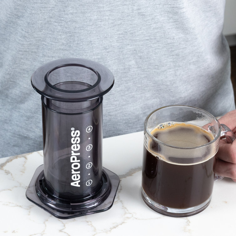 AeroPress Clear Black Single-Serve Coffee Maker