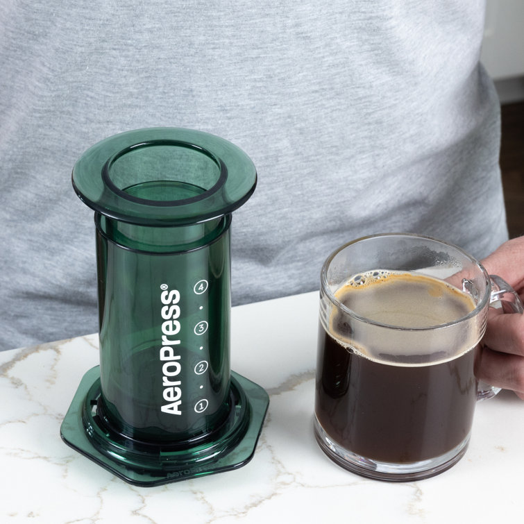 AeroPress Clear Green Shatterproof Tritan Coffee Press