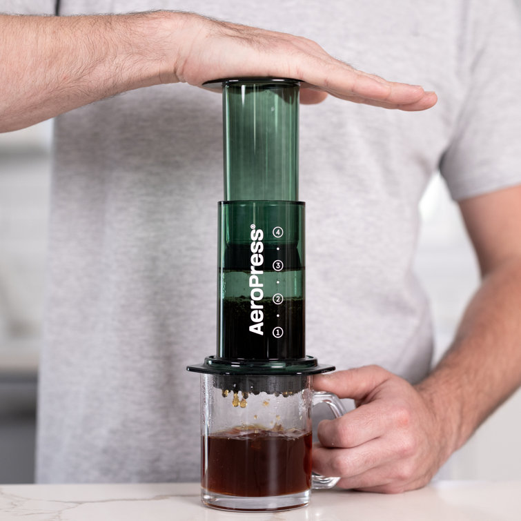 AeroPress Clear Green Shatterproof Tritan Coffee Press