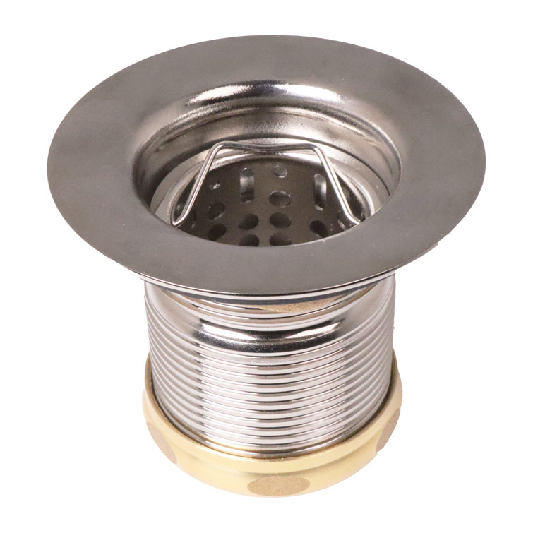 Satin Nickel Junior Bar and Laundry Sink Drain Assembly