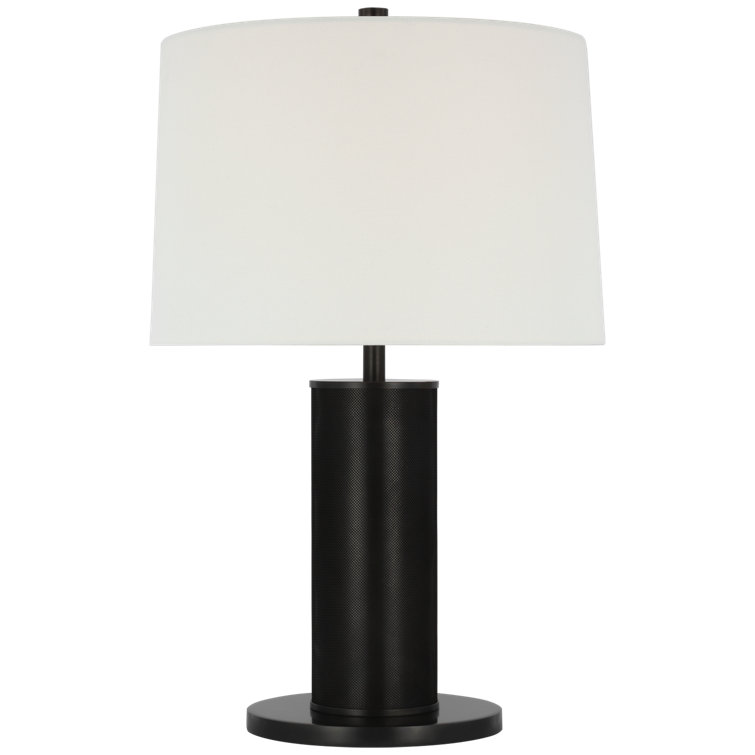 Beckford 22" Bronze Table Lamp with Linen Shade