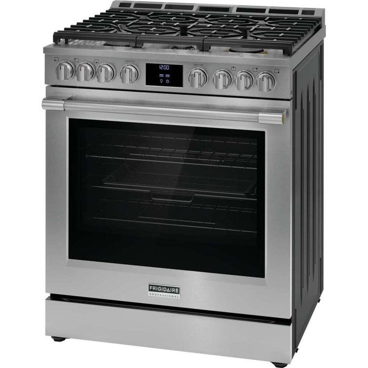 Frigidaire 30" Stainless Steel Convection Gas Range with Griddle