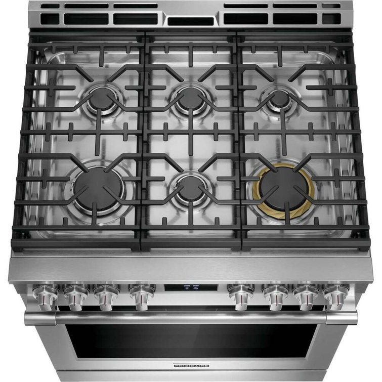Frigidaire 30" Stainless Steel Convection Gas Range with Griddle