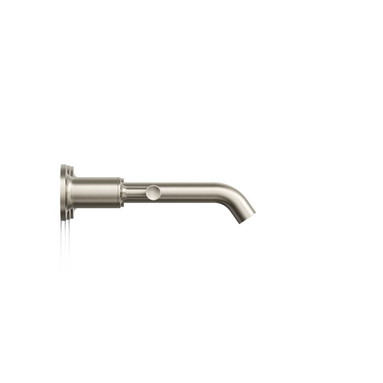 Purist Vibrant Brushed Nickel Wall-Mount Bathroom Sink Faucet Trim