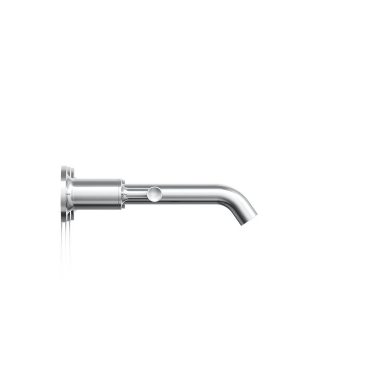 Purist Polished Chrome Double Handle Wall-Mounted Bathroom Faucet