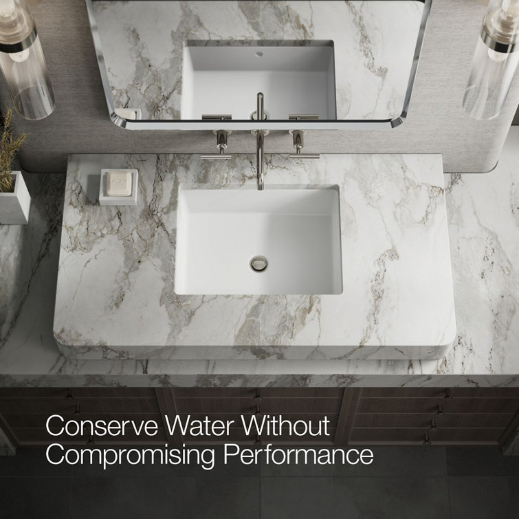 Purist Vibrant Polished Nickel Double Handle Wall-Mount Bathroom Faucet