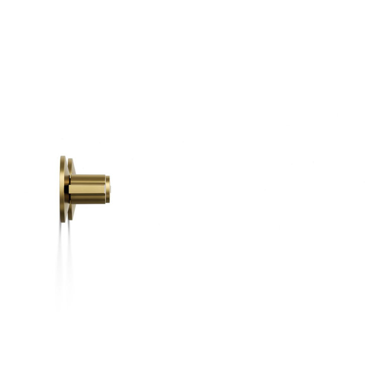 Modern Brushed Brass Dual-Control Wall-Mount Bathroom Faucet
