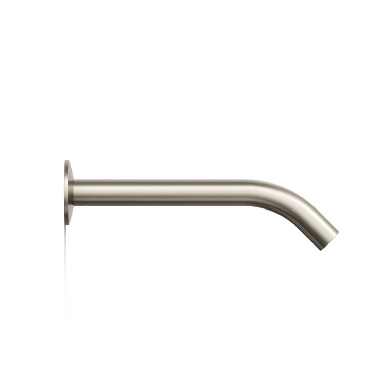 Modern Wall-Mount Bathroom Sink Faucet in Vibrant Brushed Nickel