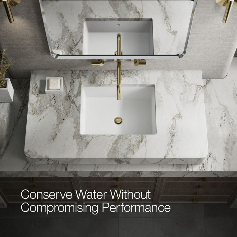 Vibrant French Gold Wall-Mount Bathroom Sink Faucet Spout