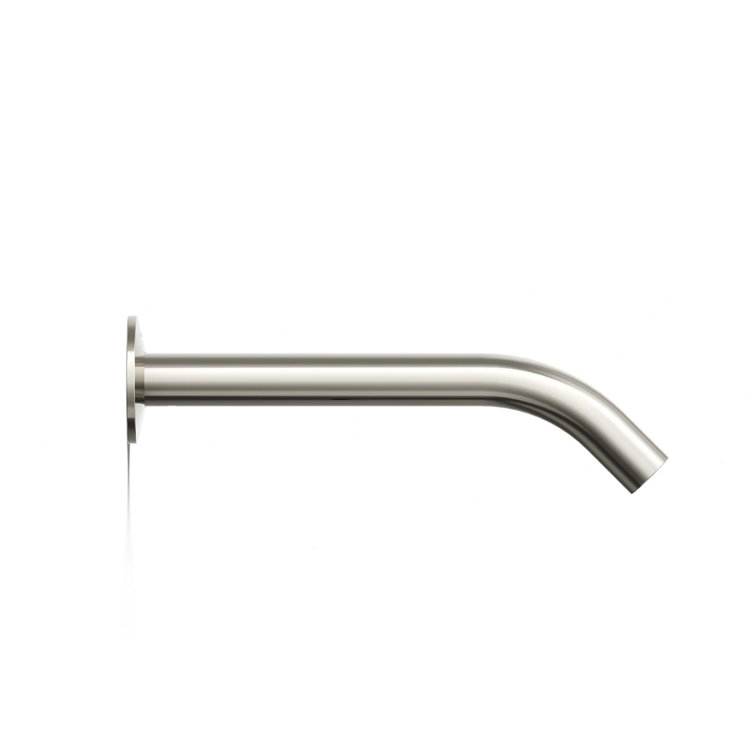 Vibrant Polished Nickel Wall-Mount Bathroom Faucet Spout